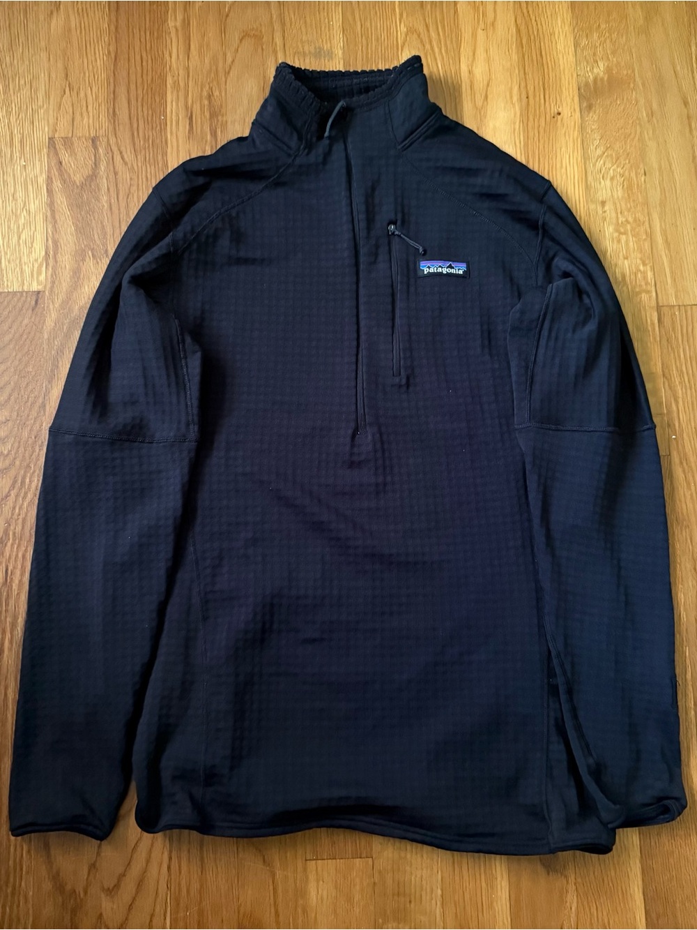 Patagonia R1 Zip Neck Fleece Pullover Women’s Medium Black
